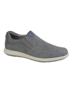 Scimitar Casual Comfort Slip On Shoes Mid Grey